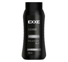Гель для душа Exxe Men Silver Экстрасвежесть 2в1, 400мл
