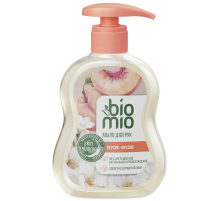Мыло жидкое BioMio Natural Liquid Soap с маслом персика, 300мл