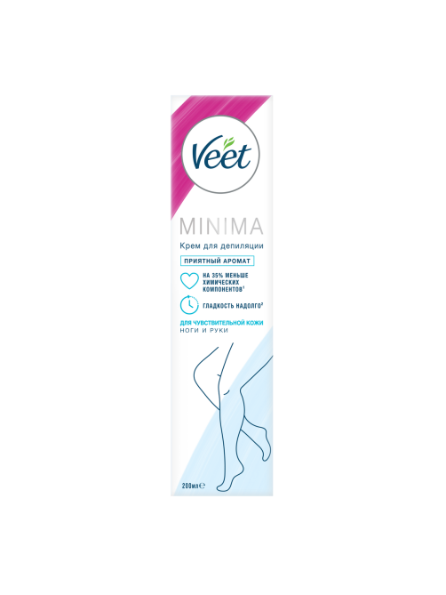 Крем для депиляции Veet Minima для чувствительной кожи, 200мл