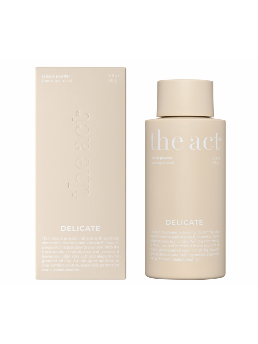 Тальк для тела The Act Delicate, 80г