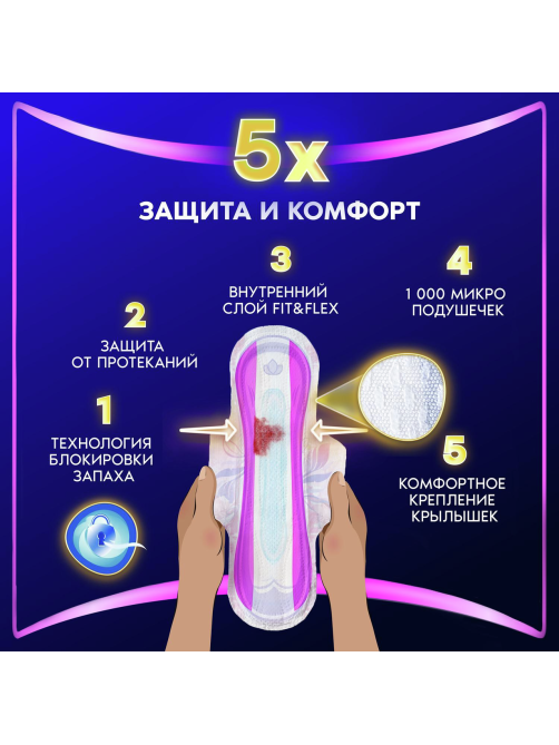 Прокладки гигиенические Always Ultra Platinum Night, 12шт