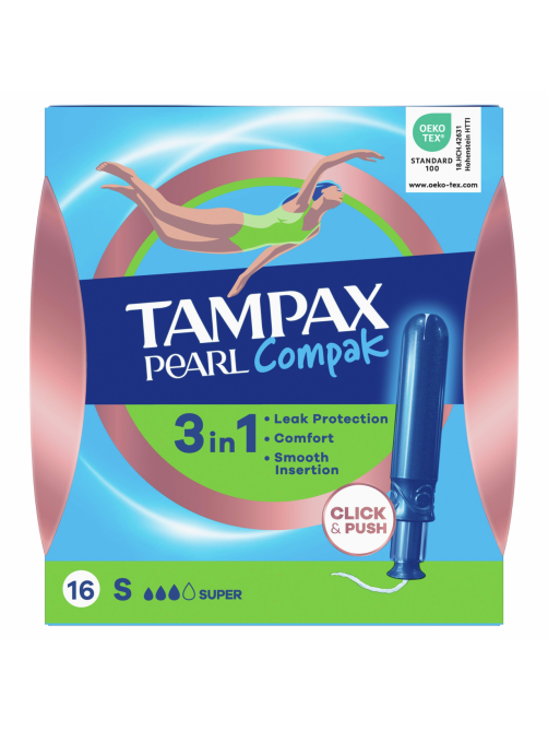 Тампоны Tampax Pearl Super, 16шт