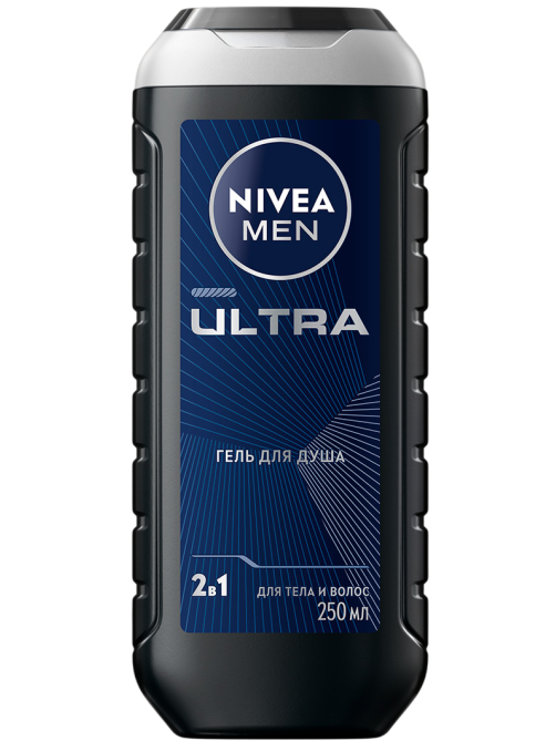 Гель для душа Nivea Men Ultra с натуральной глиной мужской, 250мл
