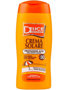 Крем солнцезащитный Delice Solaire со степенью защиты SPF 30, 250мл