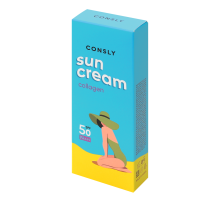 Крем Consly солнцезащитный с морским коллагеном SPF50, 50мл