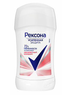 Антиперспирант-стик Рексона Абсолютный комфорт, 40мл
