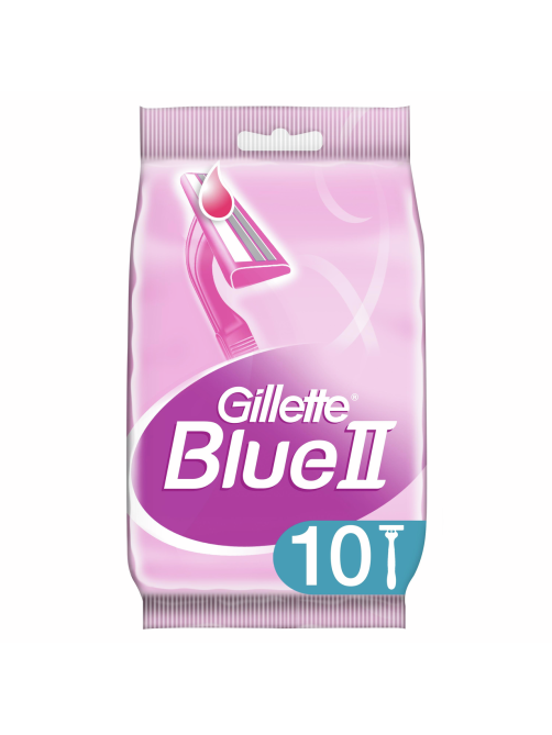 Станок для бритья Gillette Blue II женский одноразовый, 10шт