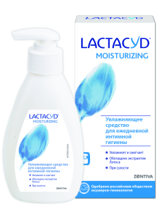 Средство для интимной гигиены Lactacyd Moisturizing Увлажняющий гель, 200мл