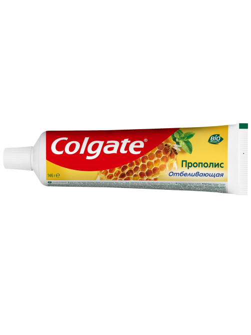 Зубная паста Colgate Прополис отбеливающая с натуральными ингредиентами для бережного отбеливания зубов, 100мл