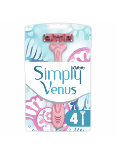 Станок для бритья Gillette Simply Venus одноразовый, 4шт