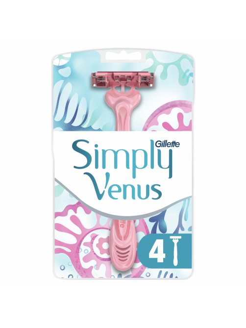 Станок для бритья Gillette Simply Venus одноразовый, 4шт