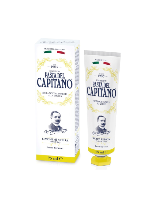 Зубная паста Pasta del Capitano Сицилийский лимон, 75мл