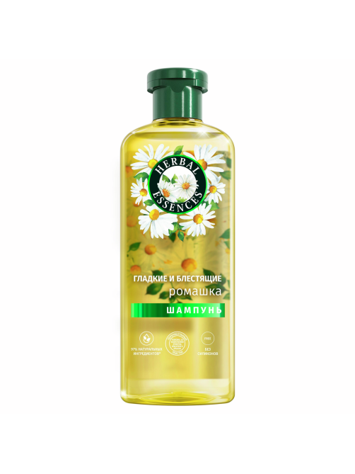 Шампунь Herbal Essences Гладкие и блестящие ромашка, 350мл