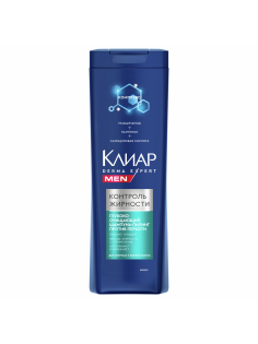 Шампунь-пилинг Клиар Men Derma Expert против перхоти Контроль Жирности, 380мл