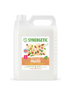 Мыло жидкое Synergetic Миндальное молочко гипоаллергенное, 5л