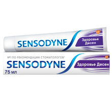 Зубная паста Sensodyne Здоровье десен для чувствительных зубов мятная с фтором, 75мл