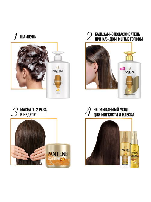 Бальзам-ополаскиватель Pantene Интенсивное восстановление, 900мл