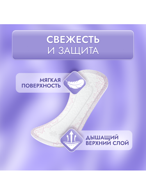 Ежедневные прокладки Libretta Свежесть и защита Удлиненные+, 16шт