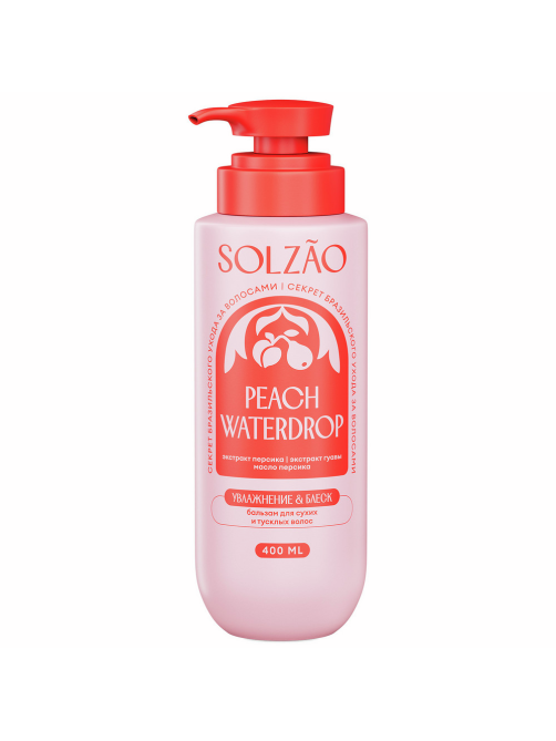 Бальзам Solzao Peach Waterdrop, 400мл