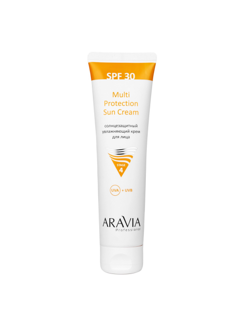 Крем для лица Aravia Professional солнцезащитный увлажняющий SPF30, 100мл