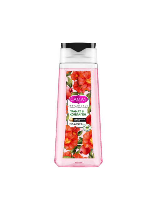 Гель для душа Camay Botanicals Цветы граната, 250мл
