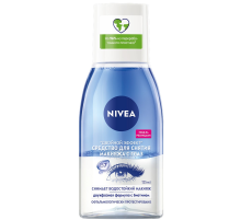 Средство для глаз Nivea Двойной эффект с экстрактом василька снятие стойкого макияжа, 125мл