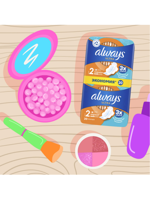 Прокладки гигиенические Always Ultra Normal Plus, 20шт