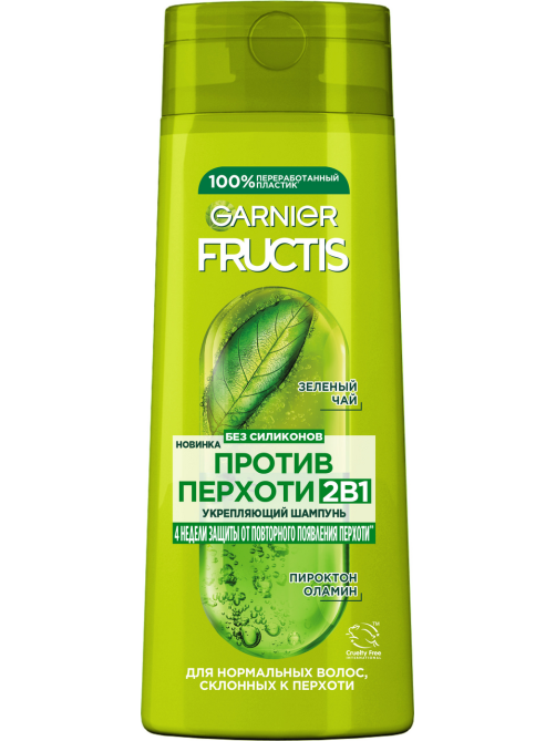 Шампунь Garnier Fructis 2в1 против перхоти укрепляющий, 400мл