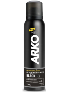 Дезодорант-спрей Arko Men Black, 150мл