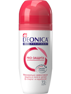 Дезодорант-антиперспирант-ролик Deonica PRO-Защита, 50мл