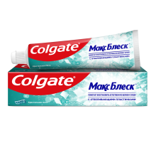 Зубная паста Colgate Макс Блеск Кристальная мята с отбеливающими пластинками, 100мл