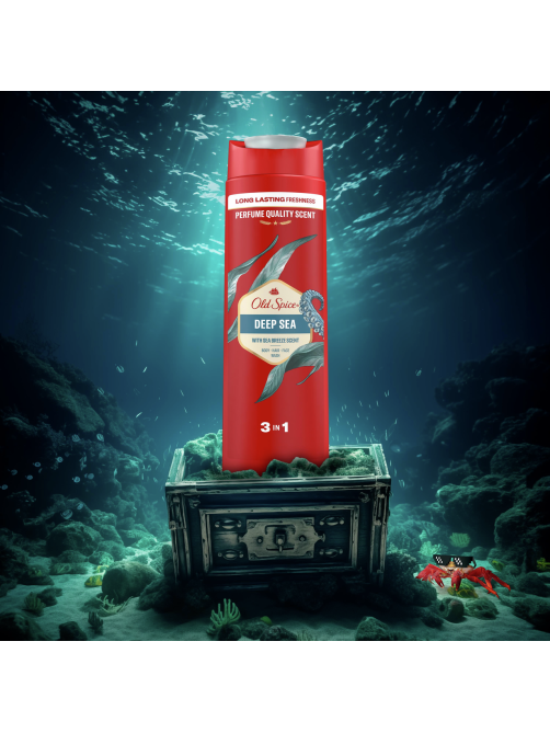 Гель для душа-шампунь мужской Old Spice Океанский бриз, 400мл
