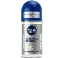 Антиперспирант-ролик Nivea Men Серебряная защита антибактериальный, 50мл
