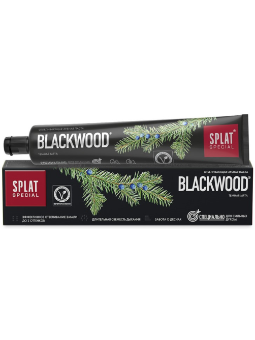 Зубная паста Splat Special Blackwood отбеливающая, 75мл