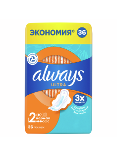 Прокладки Always Ultra Normal, 36шт