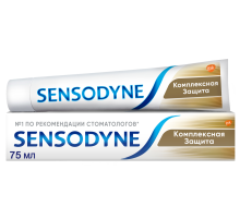 Зубная паста Sensodyne Комплексная защита для чувствительных зубов мятная с фтором, 75мл