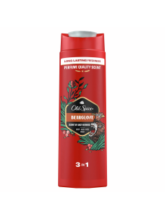 Гель для душа-шампунь мужской Old Spice Bearlove 3в1, 400мл