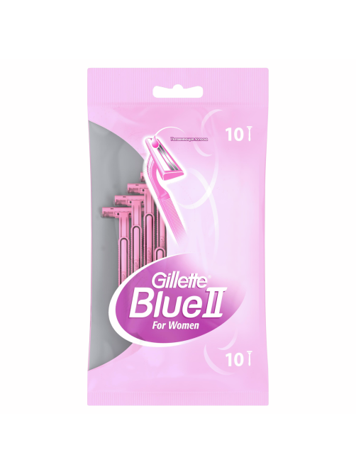 Станок для бритья Gillette Blue II женский одноразовый, 10шт