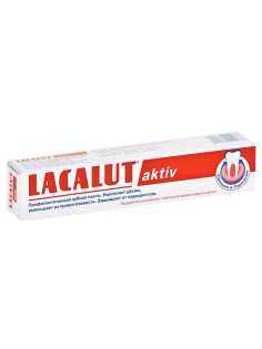 Зубная паста Lacalut Aktiv, 75мл