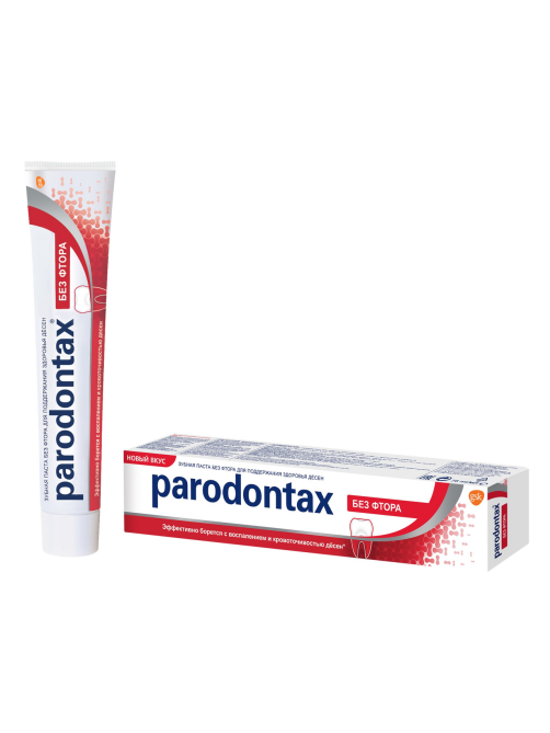 Зубная паста Parodontax от воспаления и кровоточивости десен без фтора, 75мл