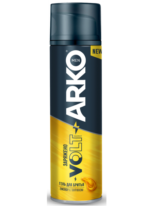 Гель для бритья Arko Men X Volt Energy, 200мл