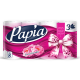 Туалетная бумага Papia Таинственный сад 3 слоя, 8 рулонов