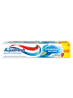 Зубная паста Aquafresh Освежающе-мятная, 125мл