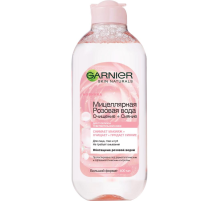 Вода мицеллярная Garnier Розовая Очищение+Сияние для тусклой и чувствительной кожи, 400мл