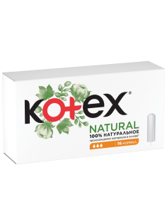 Тампоны Kotex Natural Normal, 16шт