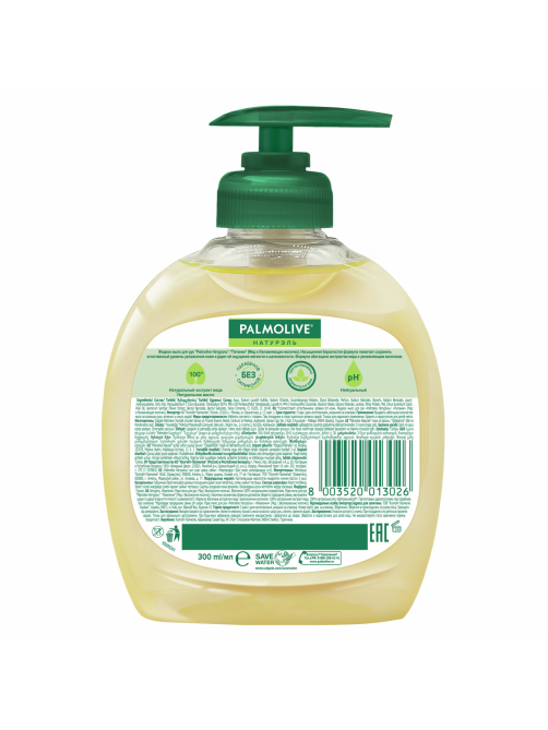 Мыло жидкое Palmolive мед увлажняющее молочко, 300мл