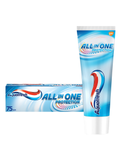 Зубная паста Aquafresh All-in-One Protection с фтором, 75мл