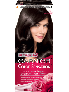 Крем-краска для волос Garnier Color Sensation Роскошный каштан 3.0, 110мл