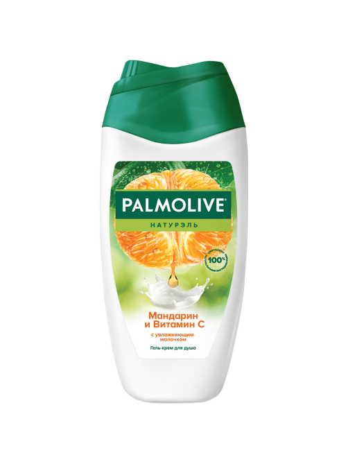Гель - крем для душа Palmolive Натурэль Витамин С и Апельсин с увлажняющим молочком, 250мл