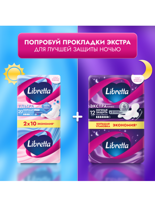 Прокладки Libretta Ультра Нормал Део, 10шт